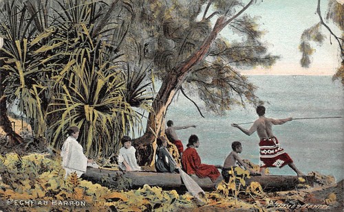 Cartolina tahiti locals - cartolina,