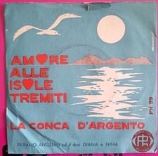  TREMITI 7" 45 GIRI AMORE ALLE ISOLE TREMITI SILVANO ANGELINI RARO
