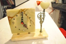 OROLOGIO CON PORTACANDELA