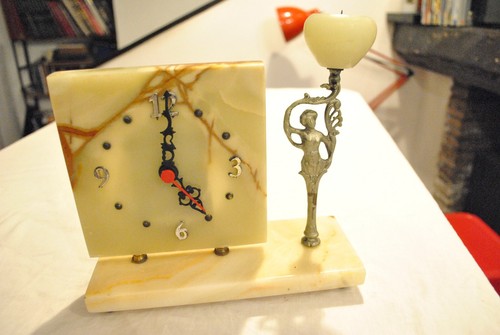 Orologio con portacandela - con,
