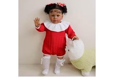 Nero Reborn bambina 22 pollici