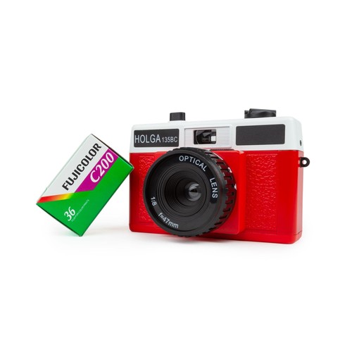 Holga 135bc rosso 35mm - rosso,