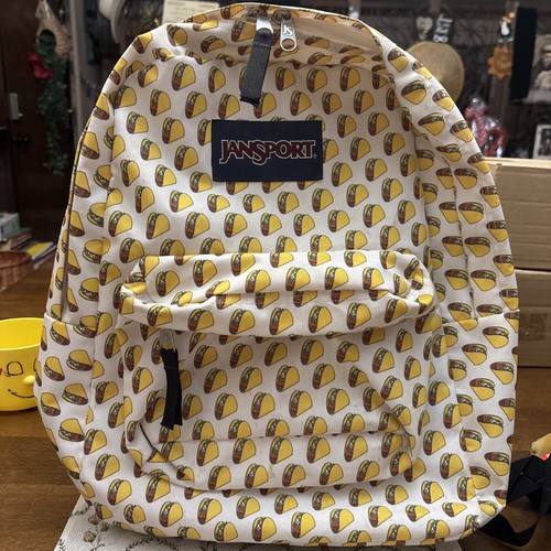 Zaino jansport bianco stampa - zaino,