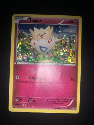 Carta pokemon togepi holo - carta,