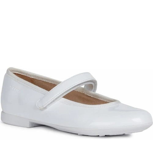 Geox plie ballerine bianche - geox,