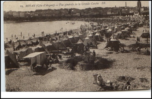 Royan francia france cpa - royan,