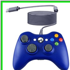 Blue Wired USB Gamepad