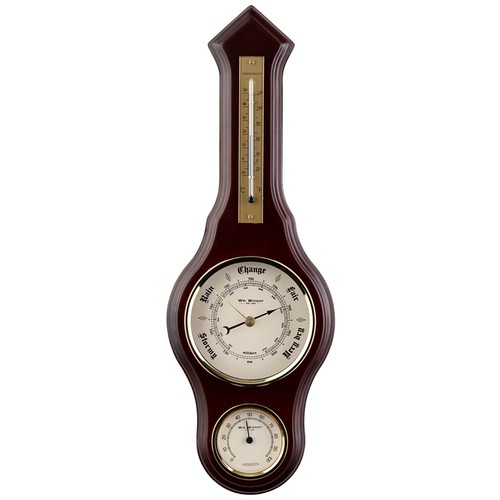 Widdop wooden barometer - wooden,