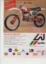 advertising Pubblicità brochure-MOTO APRILIA 125 MX 1978- MOTOITALIANE MX EPOCA