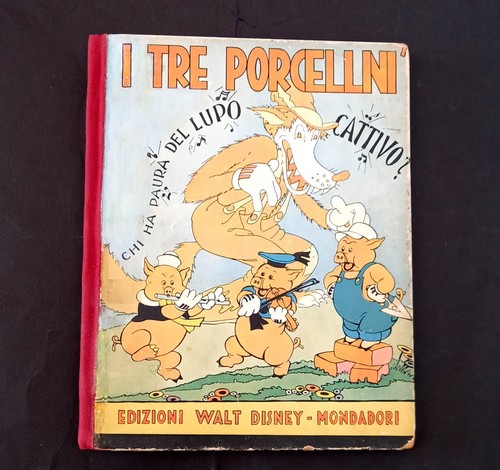 Tre porcellini 1935 libro - tre,