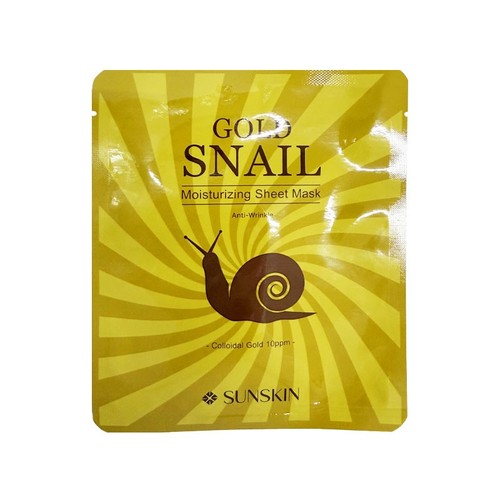Sunskin gold snail maschera - snail,