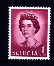 ST. LUCIA - ISOLA DI SANTA LUCIA - 1964 - Regina Elisabetta II