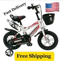 Bicicletta 16" per bambini ragazzi e ragazze da 3 a 13 anni con freno a mano 16 pollici 3 colori 🤱regalo