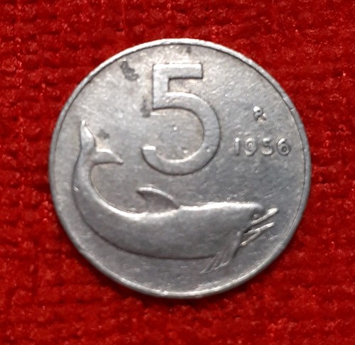 Italia lire delfino 1956 - lire,