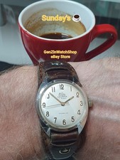 Orologio Svizzero Vintage LEIJONA 17 RUBIS Ref.376 Antimagnetico Incabloc Impermeabile