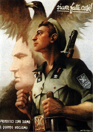 Poster propaganda italiana - propaganda,
