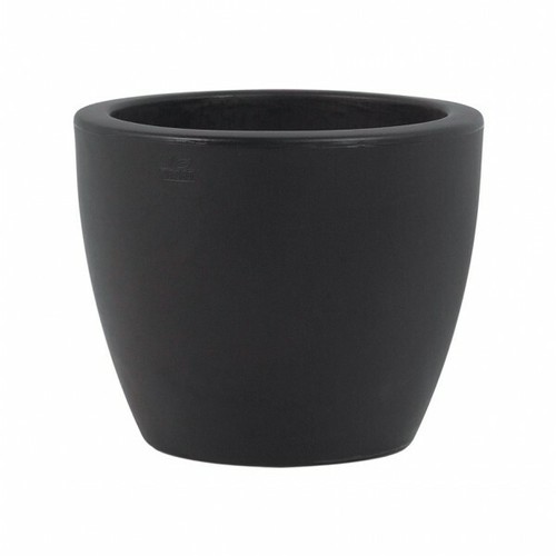 Vaso nero moderno per piante - per,