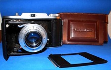 Voigtlander Bessa, riduttore 6 x4.5, custodia, testata, leggere!
