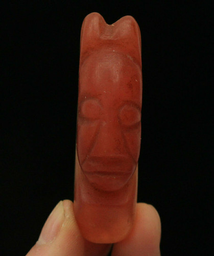 7cm old chinese hongshan - old,