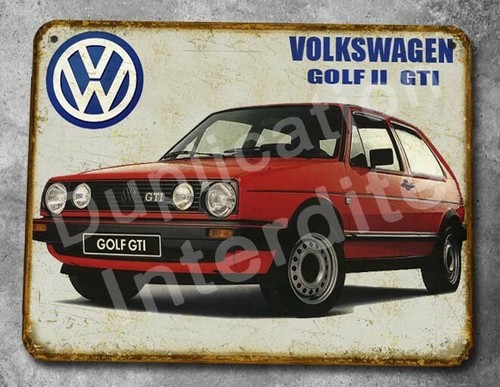 Plaque métal vintage golf - plaque,