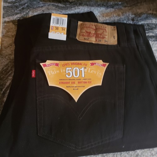 Levi 501 nero - nero, originale