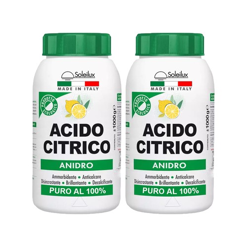 Acido citrico anidro 1kg - 2x,