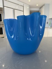 Venini Murano Fazzoletto Blue