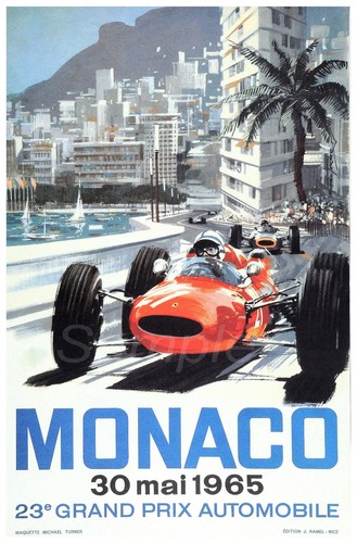 Stampa poster vintage 1965 - stampa,