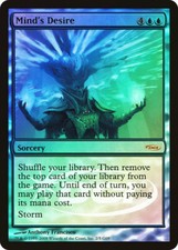 FOIL Mind's Desire ~ Judge Rewards Promos [ Excellent+ ] [ Magic MTG ]