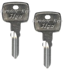 2 Keys Fit Aprilia RX50 Derbi