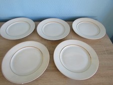 5 Piatti Piani Porcellana di