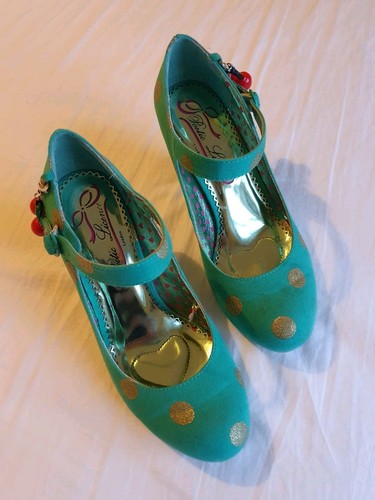 Tacchi pois verdi con - tacchi,