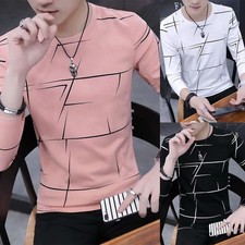 T-Shirt Uomo Pullover Slim Fit