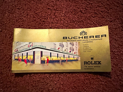 Rolex bucherer oro - oro, blu