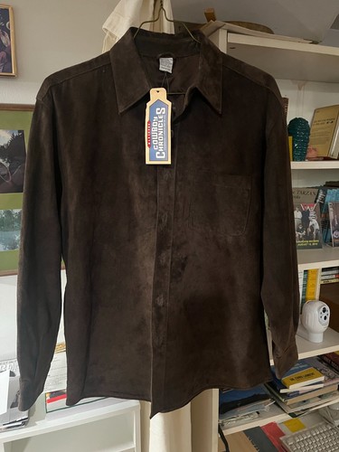 Giacca camicia pelle