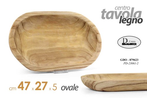 Centro tavola vassoio ovale - tavola,