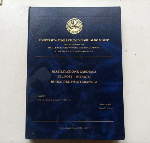 Tesi riabilitazione cardica - tesi,