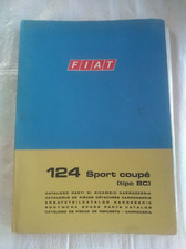 FIAT  124 Sport Coupe' 1.4 1.6 Tipo BC  CATALOGO RICAMBI Parts Catalog 1972