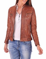 Cappotto giacca zip pelle