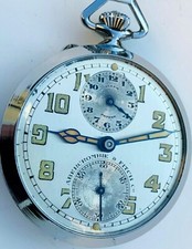 ABERCROMBIE & FITCH OROLOGIO DA TASCA SVEGLIARINO POCKET ALARM WATCH VINTAGE
