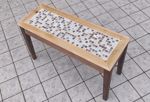 Tavolino caffè con mosaico - tavolino, da