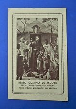 Santino Cartolina HolyPostcard Beato Giustino de Jacobis Missioni Abissinia 