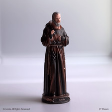 Father Pio Resin Statue - 8"