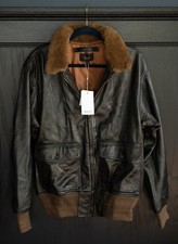 Giacca da volo in pelle con