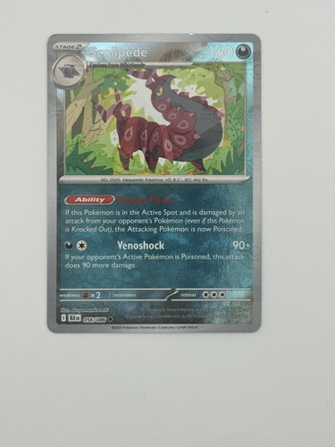 The pokémon company scolipede - pokémon,