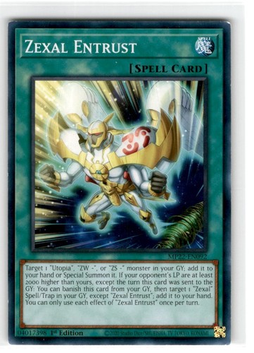 Zexal entrust 1 - yu-gi-oh!, 1°