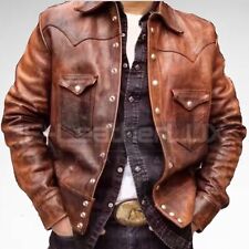 Camicia giacca uomo vera pelle
