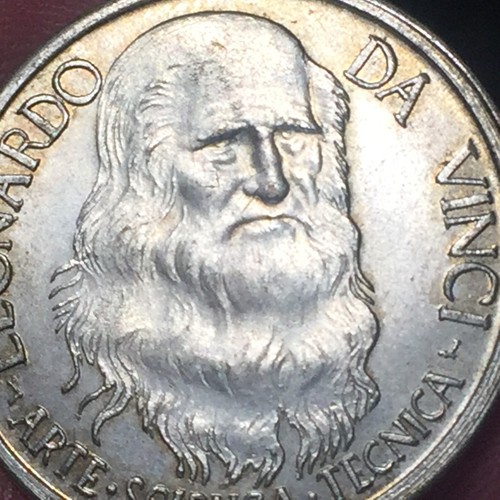 Medaglia leonardo vinci - medaglia,