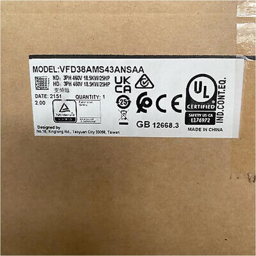 Vfd38ams43ansaa delta inverter - vfd38ams43ansaa,
