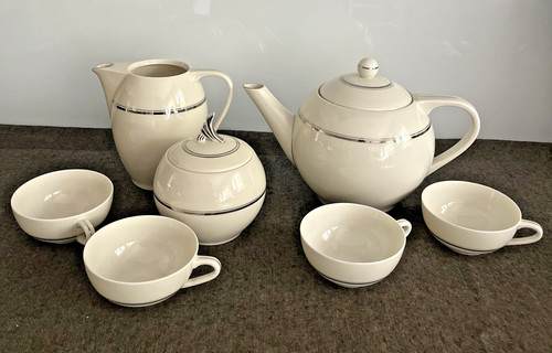 Set tè vintage art deco - set, h